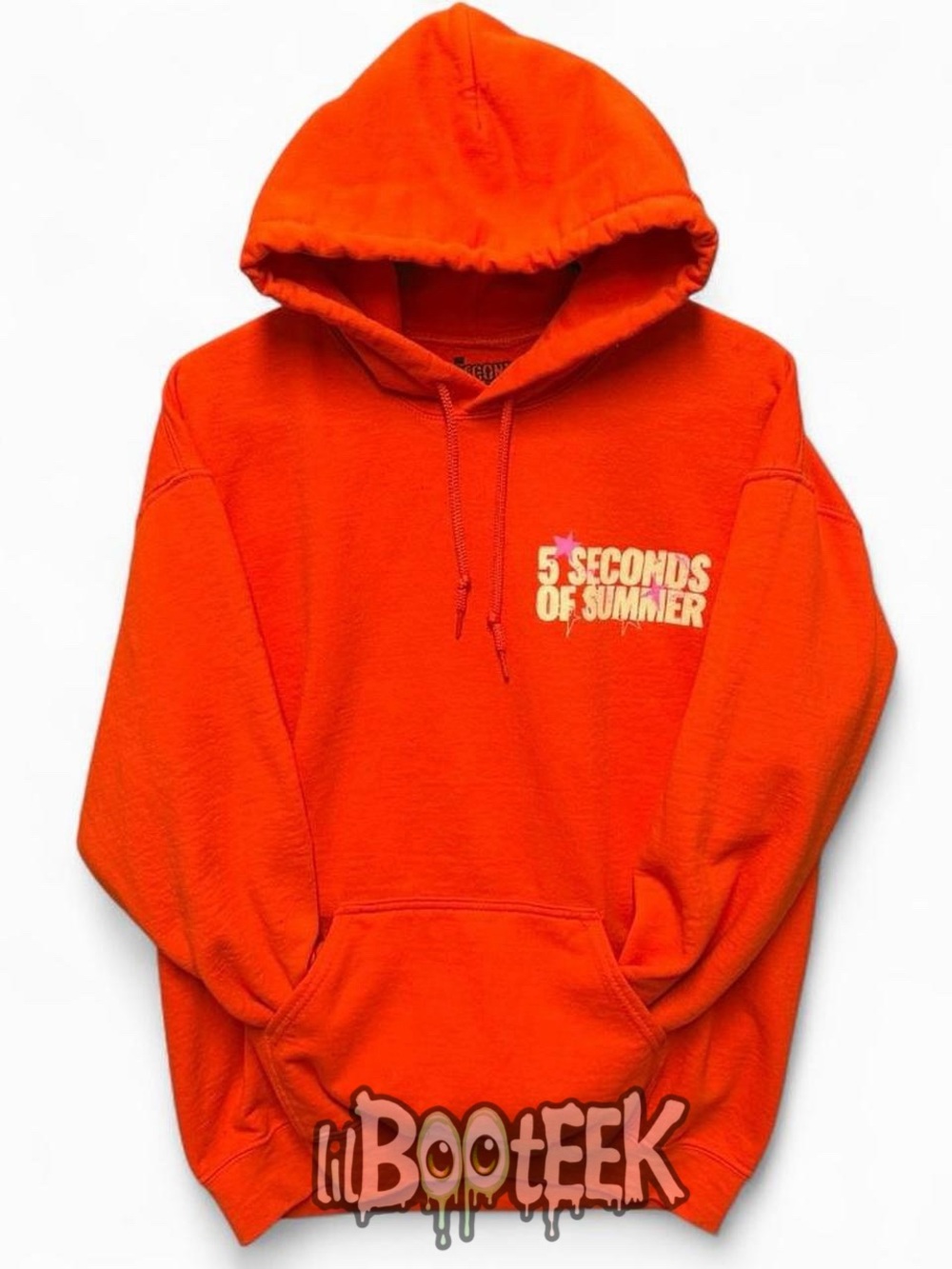 5 Seconds of Summer Orange Graphic Hoodie